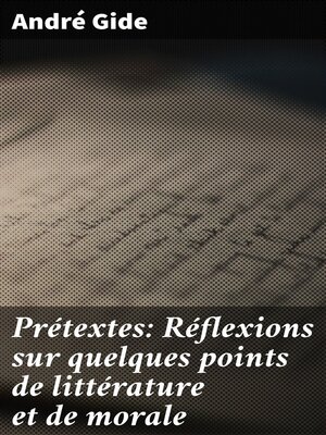 cover image of Prétextes